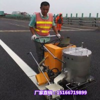 乌海市手推道路地面划线车画线机金尊马路盲道车位划线机