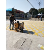 苏州消防车停车场画线、消防回车场登高网格线施工
