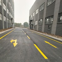 苏州工业园区车道标线、苏州行车道黄线、厂区道路白线施工